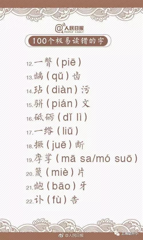 拼音沒有chua和ne?這一百個字你真的會讀嗎?